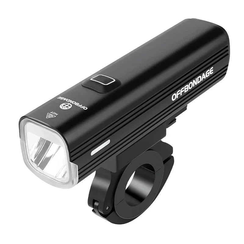 1000 Lumen Bike Front Light – USB Rechargeable, IPX6, 3 Modes