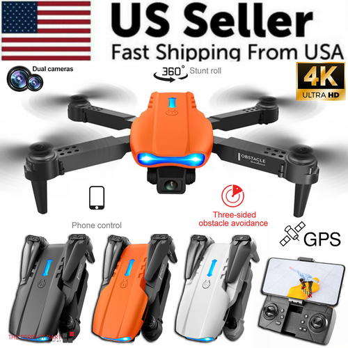Drone Quadcopter 5G 4K GPS Drone X Pro with HD Dual Camera WiFi FPV