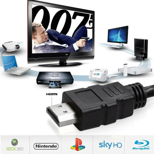 4K HDMI 2.0 Cable – 18Gbps, HDR, 60Hz, UHD 2160P High Speed for TV, Monitor & Gaming