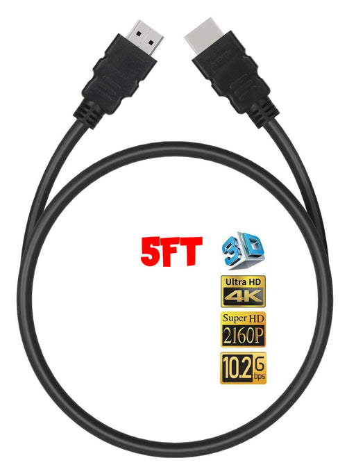 4K HDMI 2.0 Cable – 18Gbps, HDR, 60Hz, UHD 2160P High Speed for TV, Monitor & Gaming