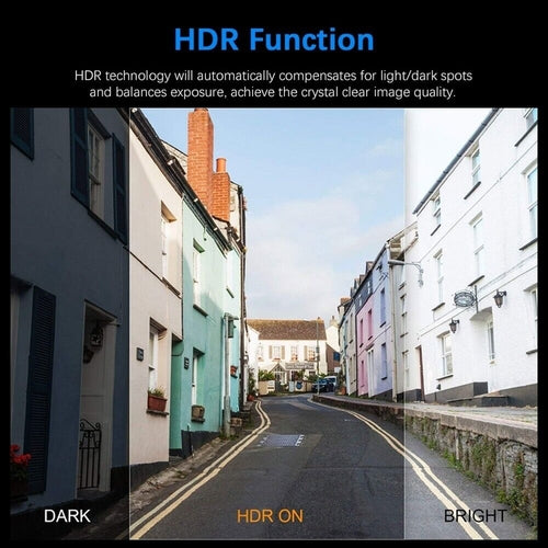 Dash Cam Front and Rear – Full HD Car Video Recorder with Night Vision & Loop Recording
