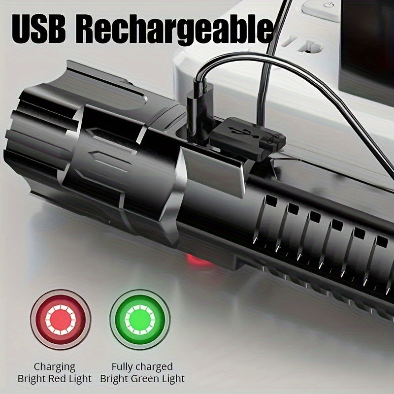 Ultra-Bright LED Flashlights – 350 Lumen, 3 Modes (2-Pack)