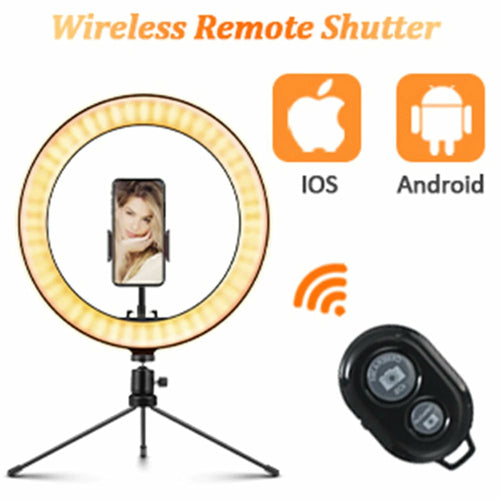 10" Table Top Selfie LED Ring Lamp