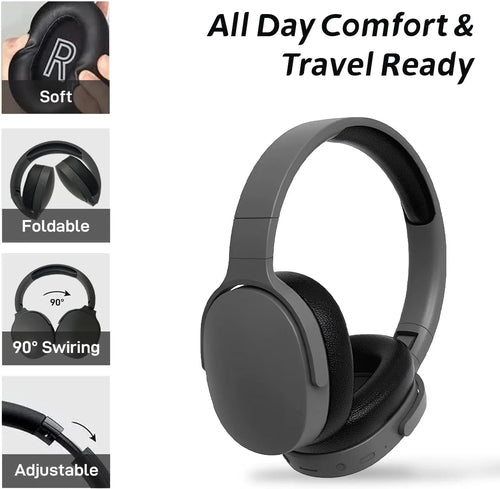 Wireless Bluetooth 5.3 Headphones Over Ear